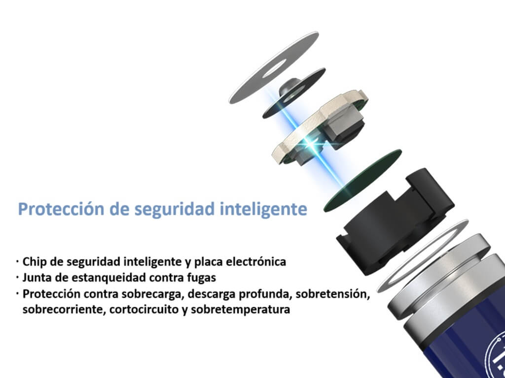 Xtar AA 1,5v 4150mWh bateria Li-Ion - constriccion